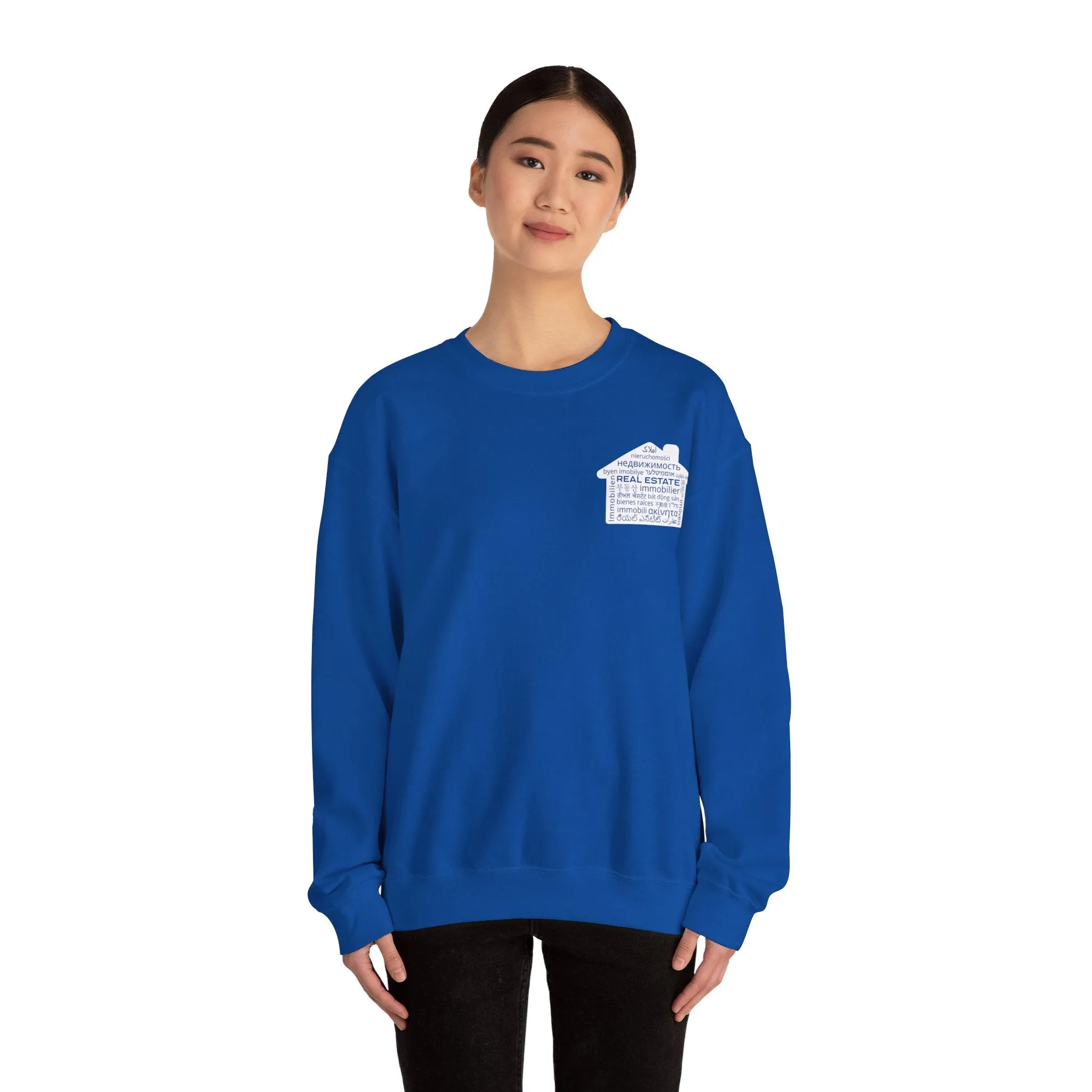 REAL ESTATE Translated Unisex Heavy Blend™ Crewneck Sweatshirt