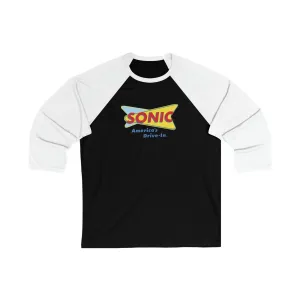 Sonic Drive In  3/4 Sleeve Raglan Shirt