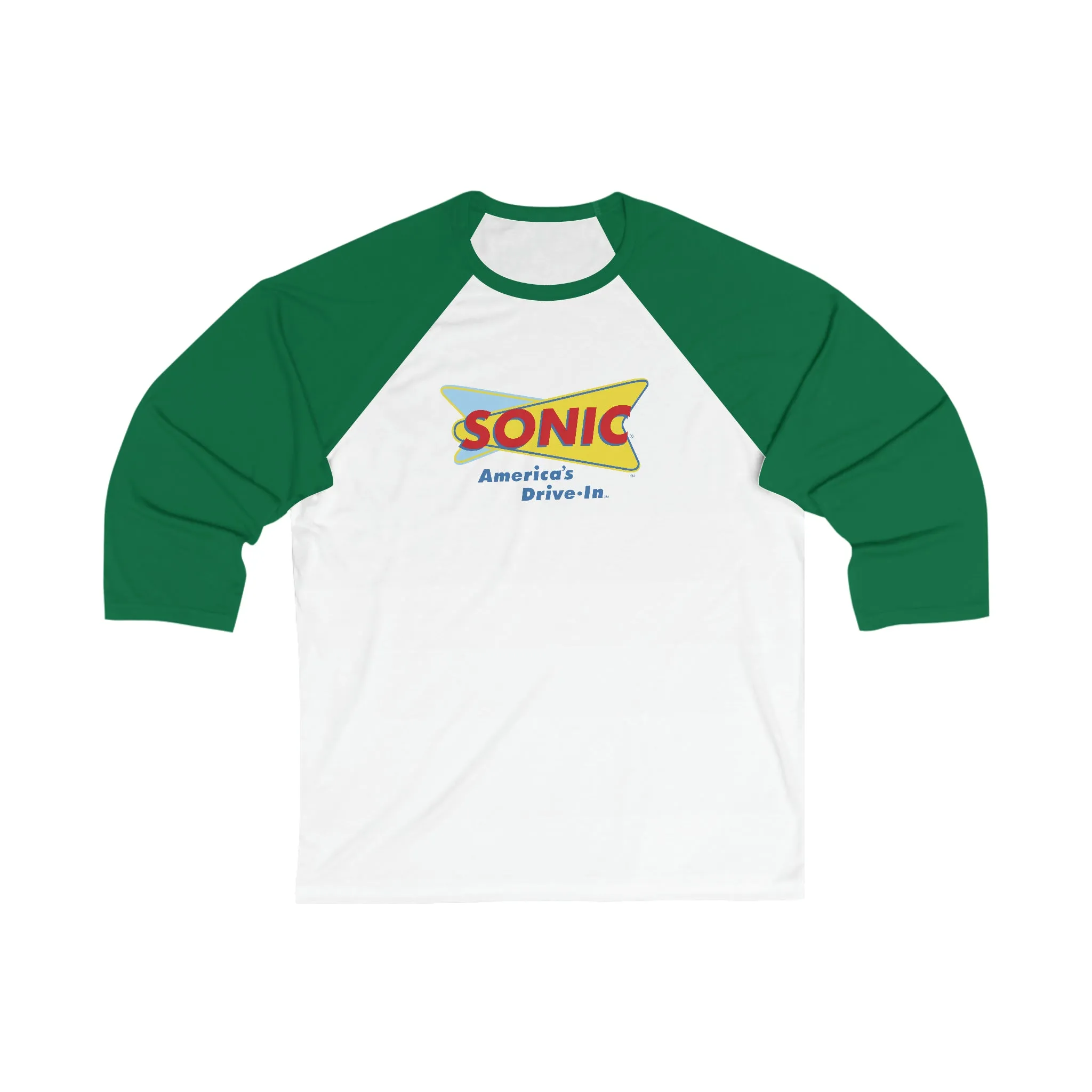 Sonic Drive In  3/4 Sleeve Raglan Shirt