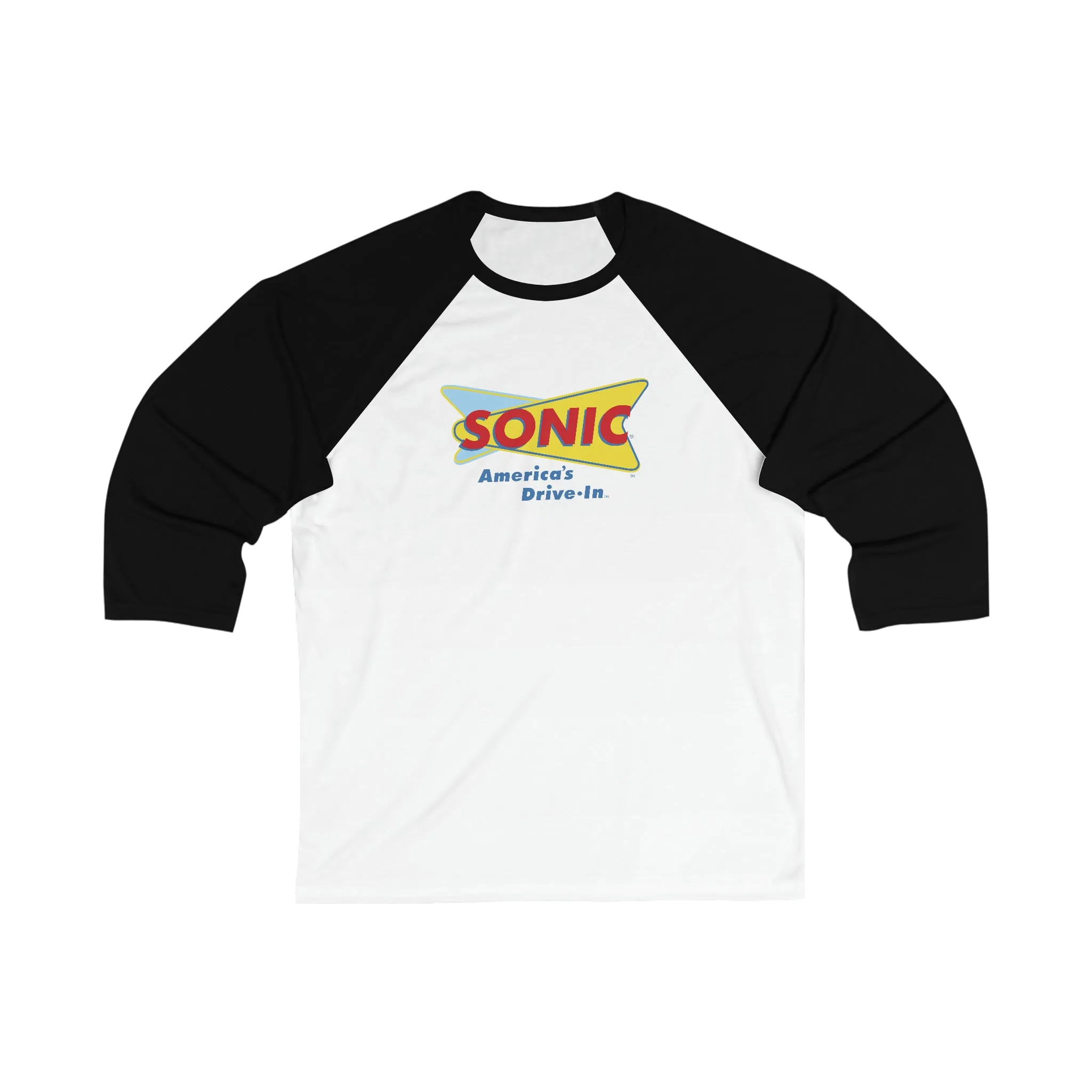 Sonic Drive In  3/4 Sleeve Raglan Shirt