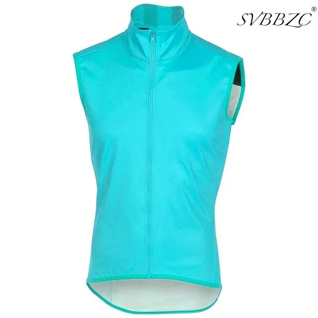 Windproof vest ProTeam Lightweight Windbreaking Cycling Gilet Top quality cycling outwear sleeveless jacket Mesh fabric at back