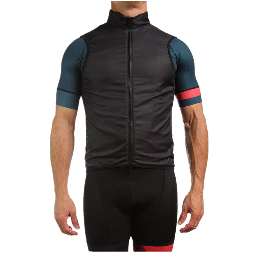 Windproof vest ProTeam Lightweight Windbreaking Cycling Gilet Top quality cycling outwear sleeveless jacket Mesh fabric at back