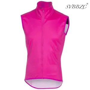 Windproof vest ProTeam Lightweight Windbreaking Cycling Gilet Top quality cycling outwear sleeveless jacket Mesh fabric at back