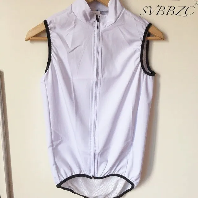 Windproof vest ProTeam Lightweight Windbreaking Cycling Gilet Top quality cycling outwear sleeveless jacket Mesh fabric at back