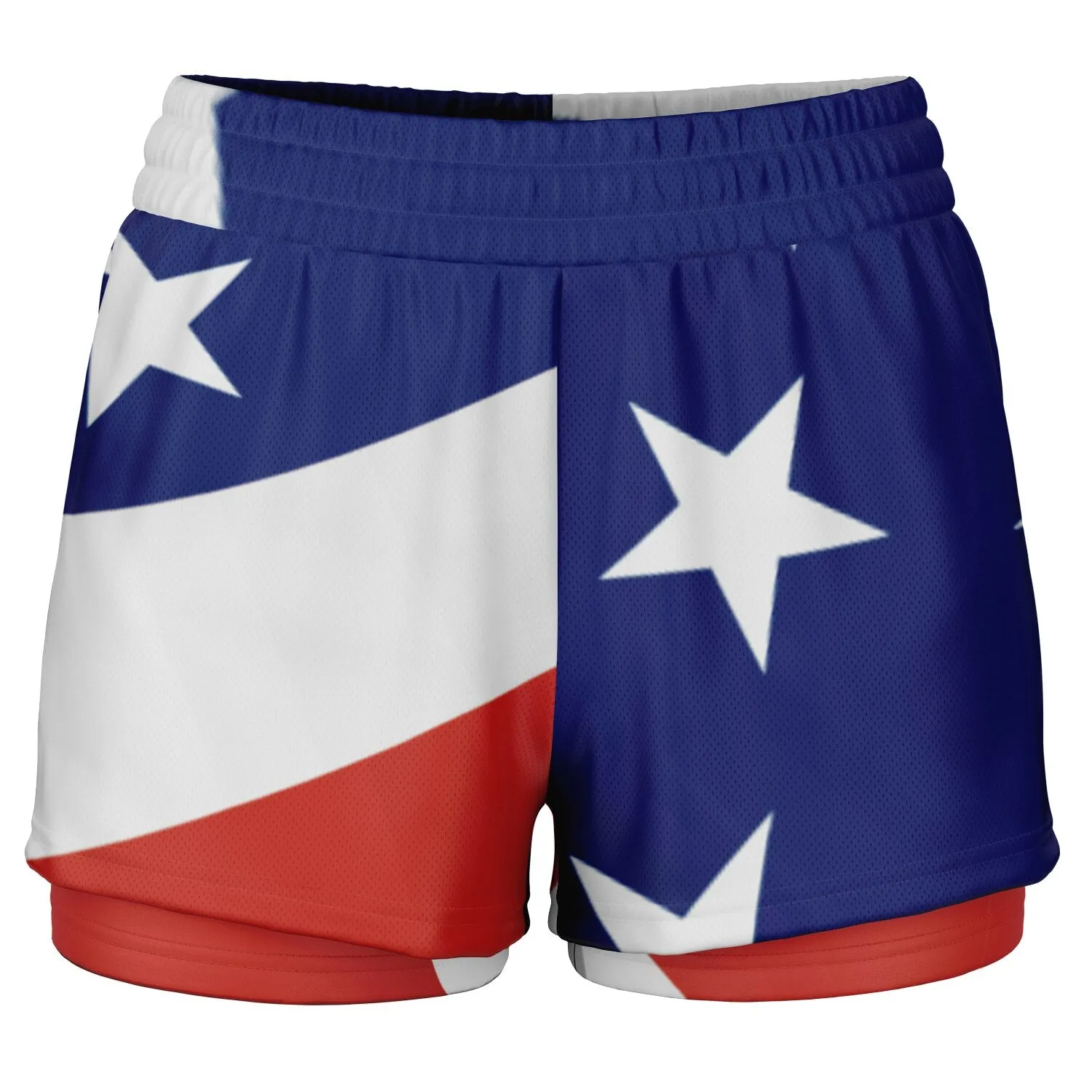 Women's 2-in-1 Shorts - AOP