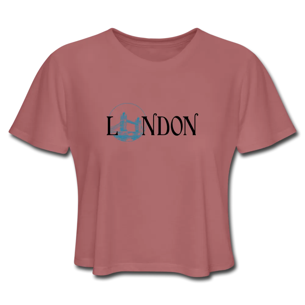 Women's Cropped T-Shirt - London