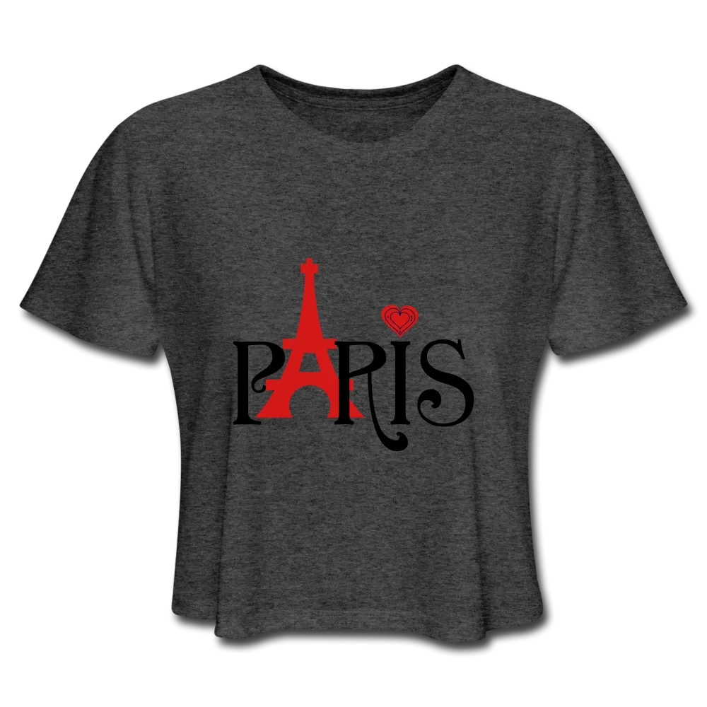 Women's Cropped T-Shirt - Paris