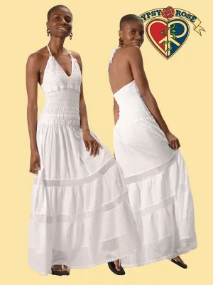 Women's Long Crochet Dress