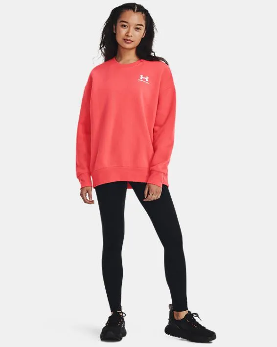 Women's UA Essential Fleece Oversized Crew